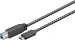 GOOBAY USB-kabel 1m Sort