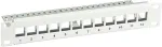 EFB 10" 1HE Verteilerfeld f&uuml;r 12 x Keystone, schwarz
