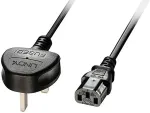 Lindy IEC-Netzkabel UK IEC-320 C13 5A 3 Pin 2m