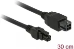 DeLOCK Micro Fit 3.0 4 Pin Verl&auml;ngerungskabel Stecker > Buchse 30 cm