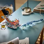 Lego JURASSIC WORLD 77983 Mosasaurus Dinosaur Boat Attack