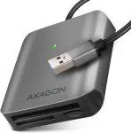 Kaardilugeja AXAGON Aluminum high-speed USB-A 3.2 Gen 1 memory card reader, 3 slots | CRE-S3