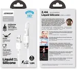 Joyroom Lightning - USB-kaabel 2.4A, 1.2m, White (S-1224N2)