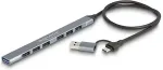 DeLOCK 7 Port Slim USB Hub mit USB Type-C oder USB Typ-A