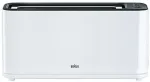 Braun HT 3100 PurEase Langschlitz-Toaster wei&szlig;