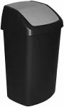 KETER Curver Swing-Top 50 L Rectangular Plastic Black, Grey