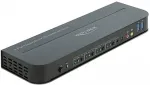 Delock DisplayPort 1.4 KVM Switch 8K 30Hz mit USB 3.0 und Audio