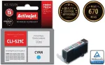 Tooner Activejet ACC-521CN Ink cartridge (replacement for Canon CLI-521C; Supreme; 10 ml; cyan)