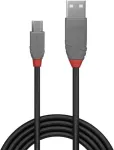 Lindy 0.5M USB 2.0 TYP A AN MICRO-B KABEL ANTHRA LINE