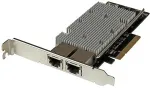 V&otilde;rgukaart Startech .com 2 Port PCI Express 10GBase-T Ethernet Netzwerkkarte mit Intel X540 Chip - Netzwerkadapter - PCI Express 2,0 x8 Low Profile - 10GBase-T x 2 - Schwarz (ST20000SPEXI)