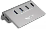 DELOCK USB 3.2 Gen 2 Hub mit 4 USB Typ-A Ports