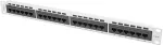 LANBERG PATCH PANEL 24 PORTS 1U 19" CAT.6 UTP GREY