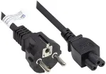 Alcasa Good Connections Schutzkontakt-Stecker an C5 schwarz 1,8m
