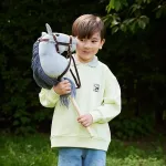 Tootiny Horse on a stick HOPPIHORSE Hobby Horse A4 gray