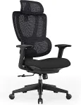 NONAME Fully Adjustable Ergonomic Office Chair with Headrest and Lumbar Support