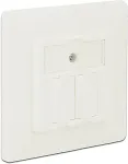 DeLOCK Keystone Anschlussdose 2 Port kompakt