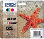 Tooner EPSON 603 Multipack Sort Gul Cyan Magenta Bl&aelig;k C13T03A94010