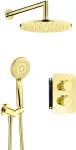 Deante Concealed shower set with thermostatic BOX