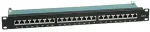 VALUE Cat.6 (Class E) 19" Patch Panel, 24 Ports, STP, black