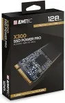 M&auml;lukaart Emtec SSD M.2 NVMe PCIe 3.0 X300 128GB Intern retail