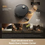 Tolmuimeja Dreame robot X60 Pro Ultra Complete, must