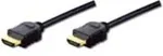 Digitus HDMI Anschlusskabel High Speed mit Ethernet 2m schw.