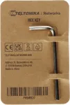 TELTONIKA Hex Key 19 x 53 x 2.5 mm Nickel Angled, Silver | PR5MEC17
