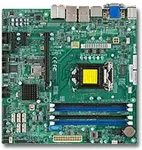 Emaplaat SuperMicro Super Micro X10SLQ - Motherboard - Mikro-ATX - LGA1150-Sockel - Q87 - USB3.0 - 2 x Gigabit LAN - Onboard-Grafik (CPU erforderlich) - HD Audio (8-Kanal) (MBD-X10SLQ-O)