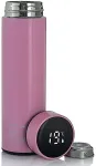 Extralink Smart Travel Mug Rosa, Thermos mit LED-Display