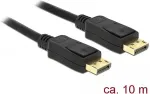 DELOCK - Videokabel - DisplayPort (M) bis DisplayPort (M) - DisplayPort 1,2 - 10,0m - Schwarz (84862)