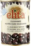 Elita , Oliivid, mustad, kividega, L suurus, 820g/400g
