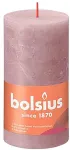 Bolsius Rustiko Shine wax candle Cylinder Rose 1 pc(s)
