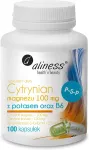 Aliness Magnesium Citrate 100 mg with Potassium 150 mg, B6 (P-5-P) &ndash; dietary supplement &ndash; 100 capsules