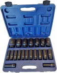 No name IMPACT SOCKET SET 1/2" 20pcs. /SILVER