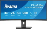 Monitor IIYAMA CONSIGNMENT iiyama ProLite/XCB3494WQSU-B1/34"/VA/wQHD/120Hz/0.4ms/Black/3R