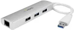 V&otilde;rgukaart StarTech 3PT PORTABLE USB 3.0 HUB + GBE IN