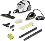 KARCHER K&auml;rcher steam cleaner SC 5 EasyFix Iron (white/black, 2,250 watts, including steam pressure iron)