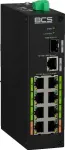 BCS BCS-L-SP08E01G-1SFP(2) Unmanaged Fast Ethernet (10/100) Power over Ethernet (PoE) DIN rail Black