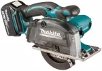 MAKITA DCS552RTJ portable circular saw 13.6 cm Black, Mint colour 3600 RPM