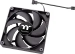Thermaltake CT120 PC Cooling Fan, Case Fan (black, Pack of 2)