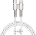 BASEUS USB-C cable to Lightning Cafule, White, Power Delivery, 20W, 1m (white)