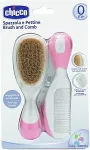 CHICCO Kammi- ja harja komplekt, roosa