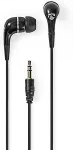 Nedis HPWD1001BK headphones/headset Wired In-ear Music Black, Silver