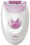 Epilaator Braun Epilator | Silk-&eacute;pil 3 SE3-000 | Number of power levels 1 | White/Pink