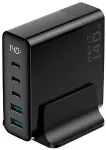 HAVIT UCLE004 EU - GaN five-port travel charger 140 W, black