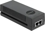 DELOCK 10 Gigabit PoE+ Injector 802.3at 30 W PoE Injector (Black)