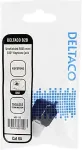 DELTACO Cat6A Keystone socket, tool-free clip termination, plastic white / MD-120