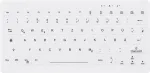 Klaviatuur No name Contour ACTIVE KEY Mini h&uuml;gieeniline ultralame White