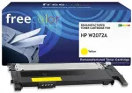 Tooner Freecolor Toner HP W2072A yellow mit chip 1000p kompatibel