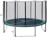 Home4you Batuut turvav&otilde;rguga D426cm, rohelise &auml;&auml;rega